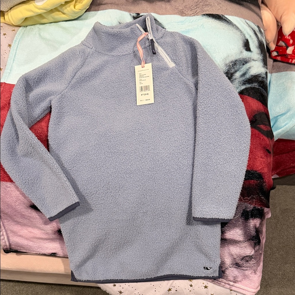Vineyard Vines Light Blue Kids Casual Dress
